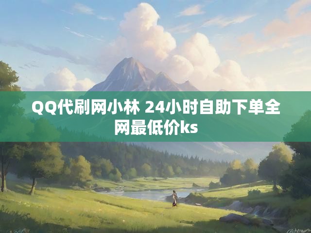 QQ代刷网小林 24小时自助下单全网最低价ks