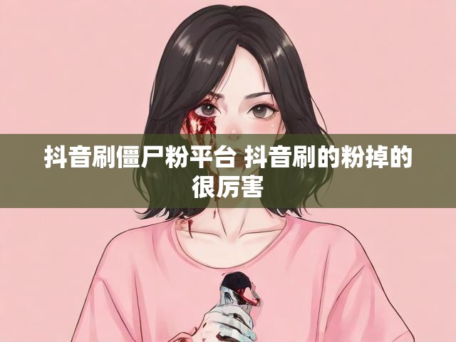 抖音刷僵尸粉平台 抖音刷的粉掉的很厉害